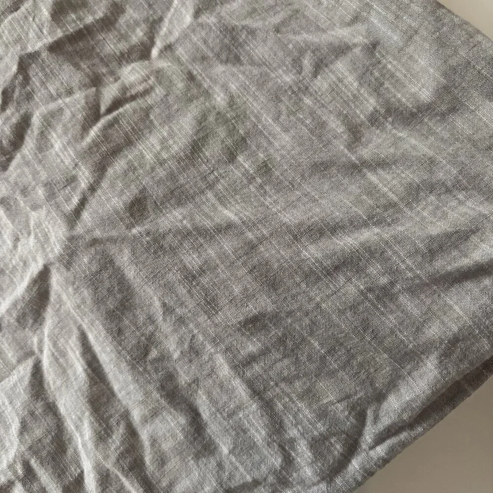 2 Pottery Barn TEEN Euro Sham Pillow Cases Covers Organic Cotton Minimalist Luxe